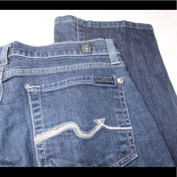Seven For All Mankind Bootcut Jeans Size 27 - Picture 7 of 8